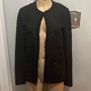 Zara textured weave blazer